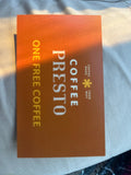 FREE coffee cards $5 small